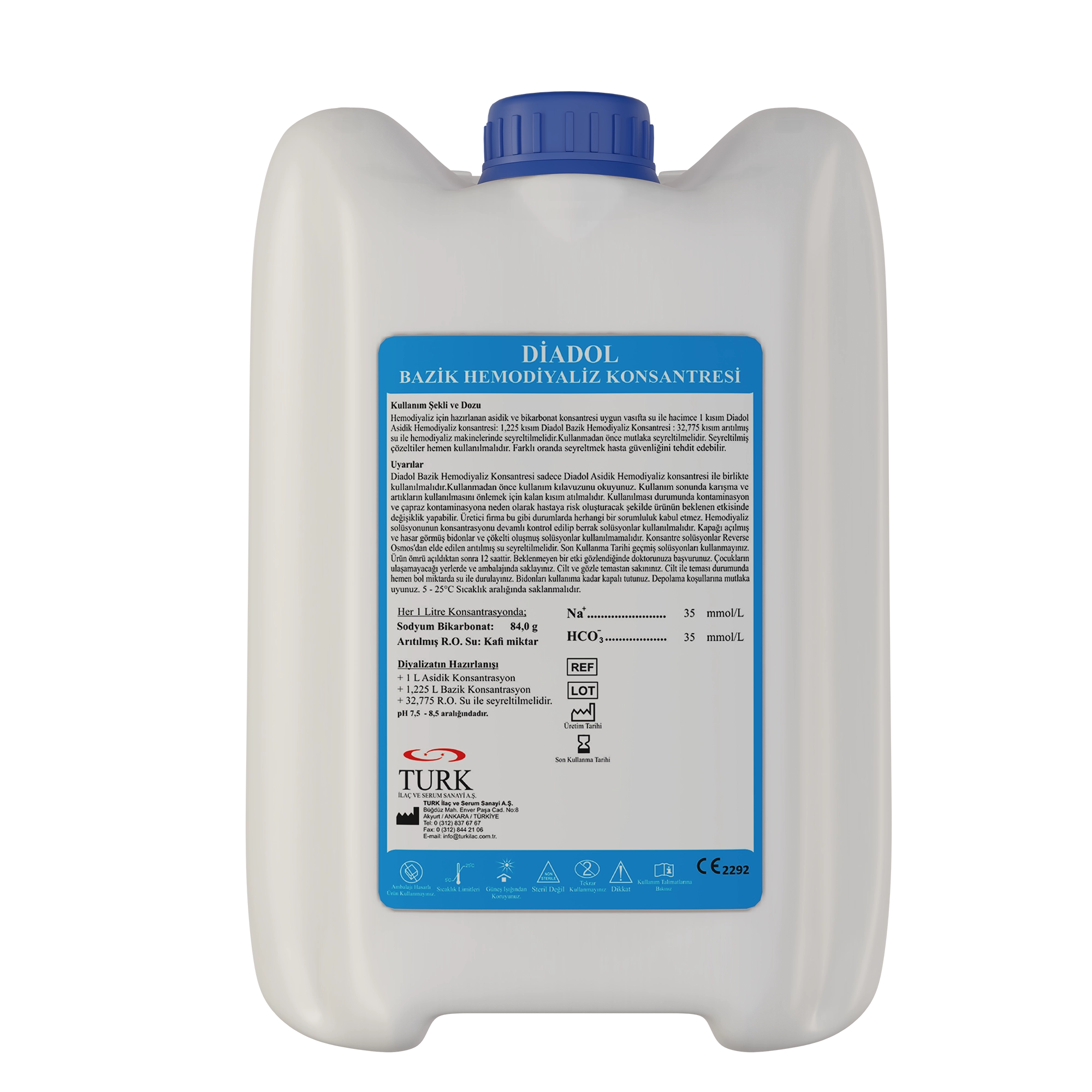 Diadol Bazik Diyaliz Solüsyonları